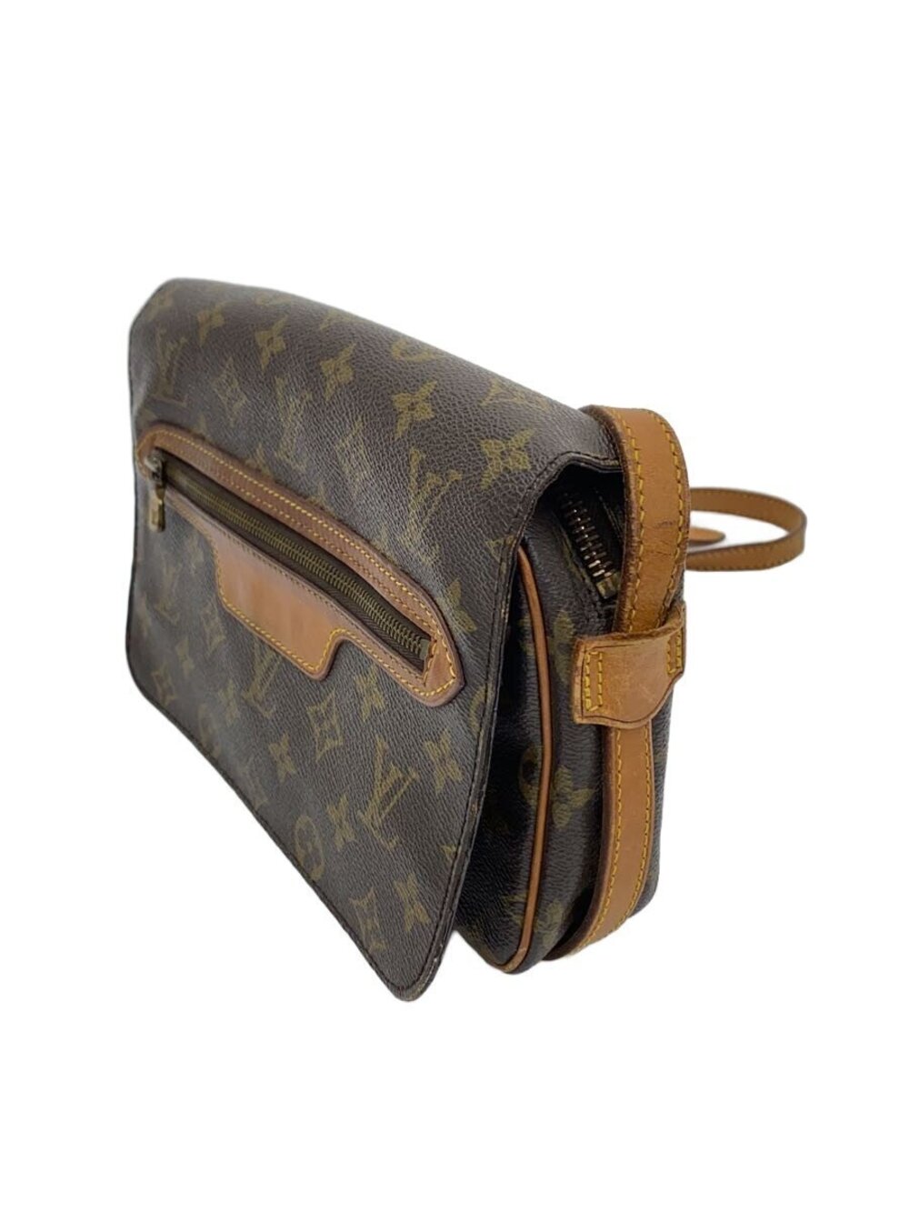 Louis Vuitton Brown Canvas Monogram Germain over Saint All Brown